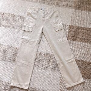 ZARA Cargo Khaki Pants - 6, 28